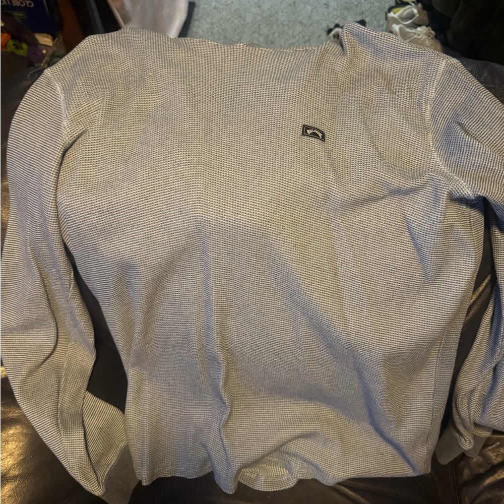 Billabong Gray Long Sleeve Shirt